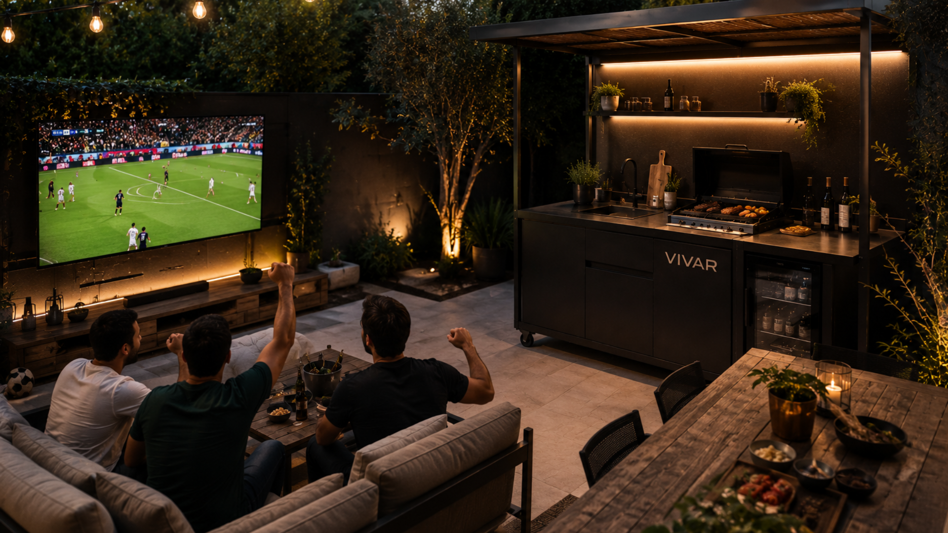 Outdoor mobile kitchen VIVAR Studio