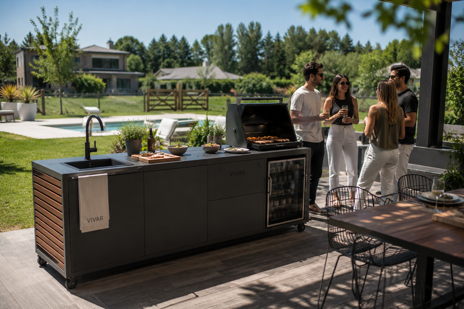 Asado y cocina exterior con VIVAR